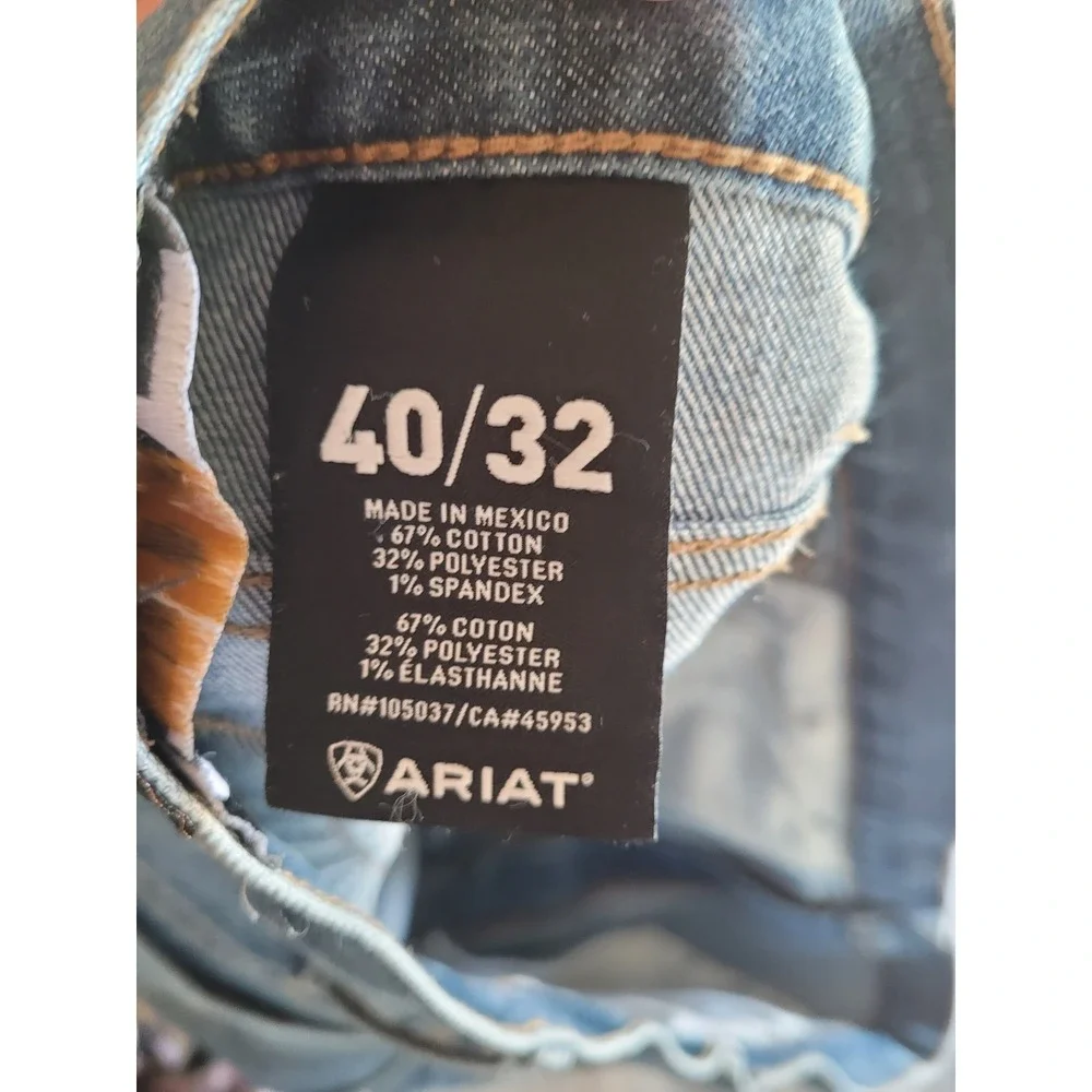 Ariat Rebar M4 Low Rise Boot Cut Jeans Denim Men's Size 40x32 #14‎